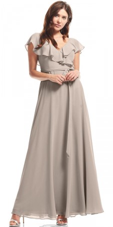 Bill Levkoff SELENA 20028 Ruffle Neck Bridesmaid Dress