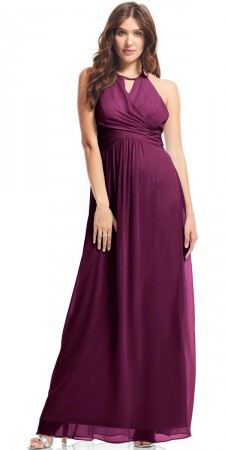 Bill Levkoff AMY 20035 Open Back Halter Bridesmaid Dress