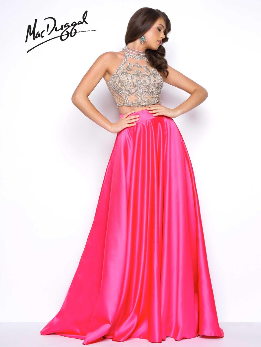 mac duggal high neck gown