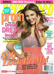 La Femme prom dresses featured on front and inside covers of 2011 Seventeen Prom Magazine!