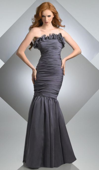 Bari Jay Mermaid Bridesmaid Dress with Detachable Skirt 205: French Novelty