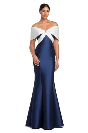 Alexander by Daymor 2053 Amazing Off Shoulder Evening Gown