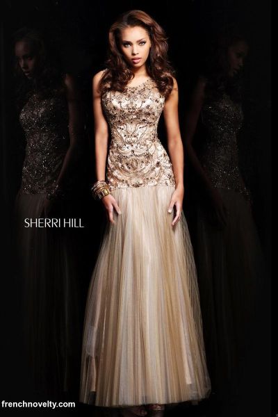 Drop waist formal clearance dress