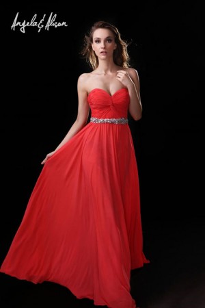 Angela and Alison 21044 Classy Chiffon Evening Dress