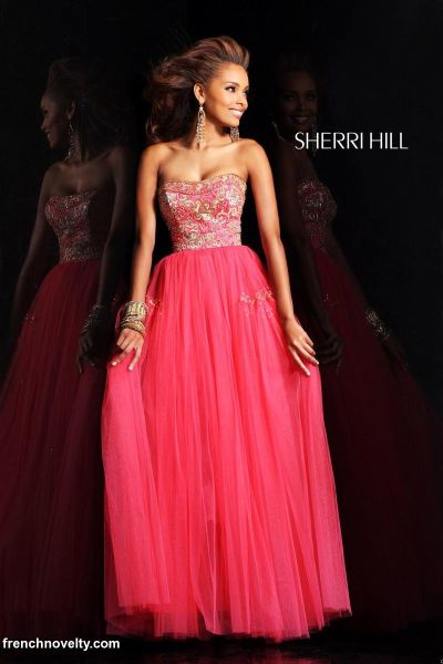 Sherri Hill Orange Dress