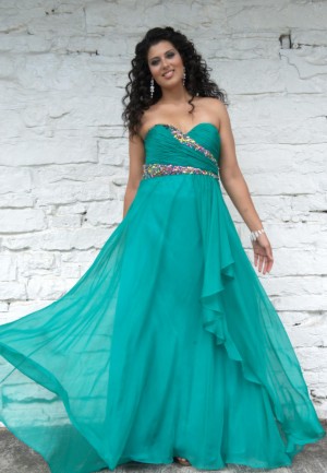 Angela and Alison 21088W Flirty Plus Size Dress