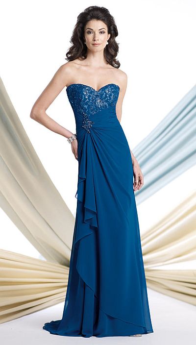 Montage 213970 Formal Dress with Lace: French Novelty