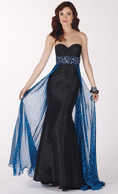 Leopard Print Mermaid Prom Dresses