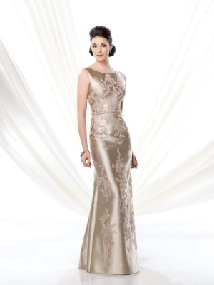 Ivonne D 214D52 Silk Wool Mother of the Bride Dress