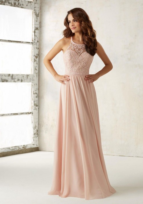 Embroidered Bridesmaid Dresses