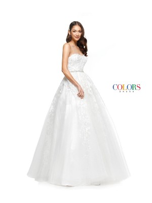 Colors Dress 2154 Strapless Ball Gown