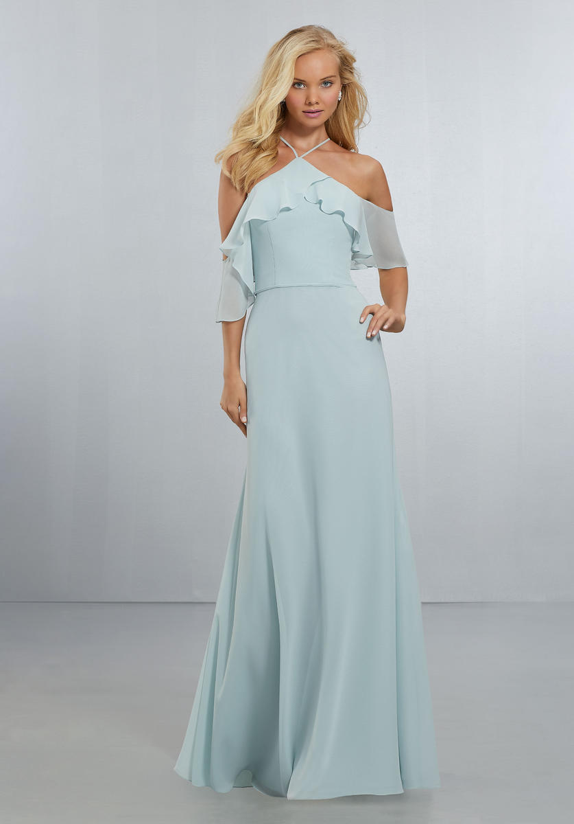 sea glass color bridesmaid dresses