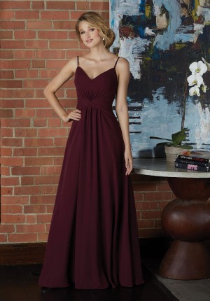Morilee 21592 Chic V Neck Bridesmaid Dress