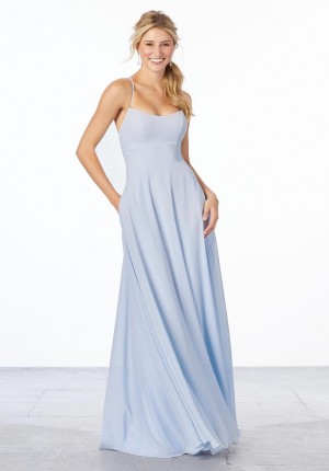 Size 10 Fog Morilee 21655 Beautiful Illusion Back Bridesmaid Dress