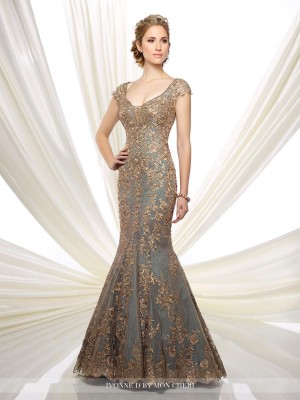Ivonne D for Mon Cheri 216D44 Designer MOB Gown