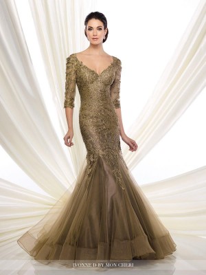 Ivonne D for Mon Cheri 216D50 Mother of the Bride Gown