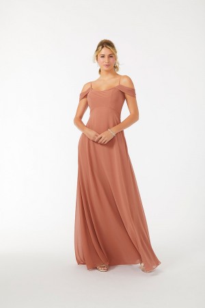 Size 14 Spice Morilee 21703 Off Shoulder Bridesmaid Gown