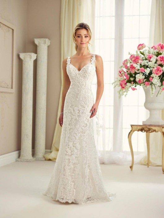 Enchanting By Mon Cheri 217120 Lace Wedding Dress With Sheer Back Enchanting By Mon Cheri 217120 Lace Wedding Dress With Sheer Back