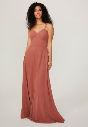 Morilee 21784 Cute Tie Back Bridesmaid Dress
