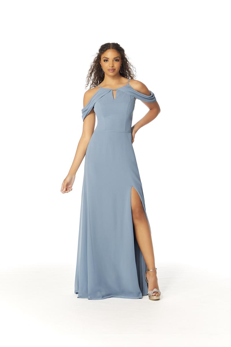 French Novelty: Morilee 21809 Elegant Off Shoulder Bridesmaid Dress