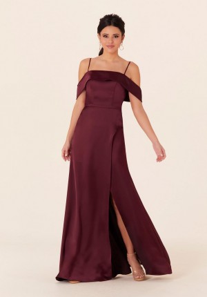 Morilee 21827 Elegant Cold Shoulder Bridesmaid Dress