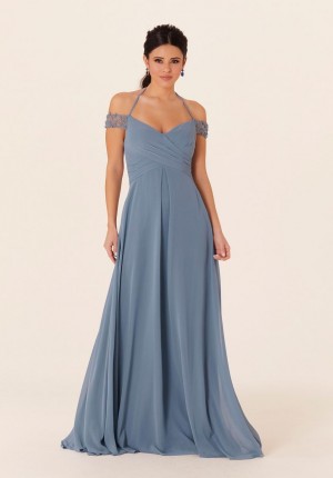 Morilee 21833 Sheer Sleeve Bridesmaid Dress