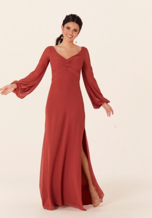 Morilee 21837 Billowing Chiffon Bridesmaid Dress