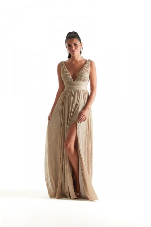 Metallic and Shimmer Bridesmaid Dresses