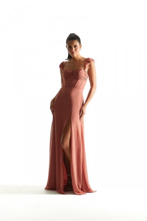 Morilee 21855 Detachable Sleeve Bridesmaid Dress