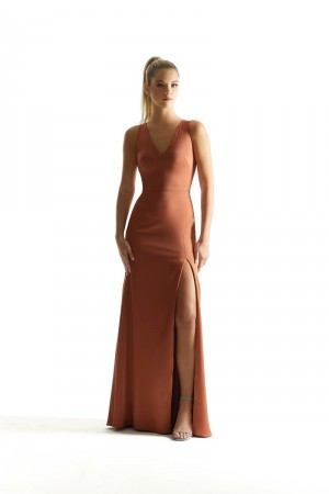 Morilee 21857 Elegant V Back Bridesmaid Dress