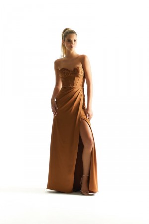 Morilee 21858 Chic Corset Bodice Bridesmaid Dress