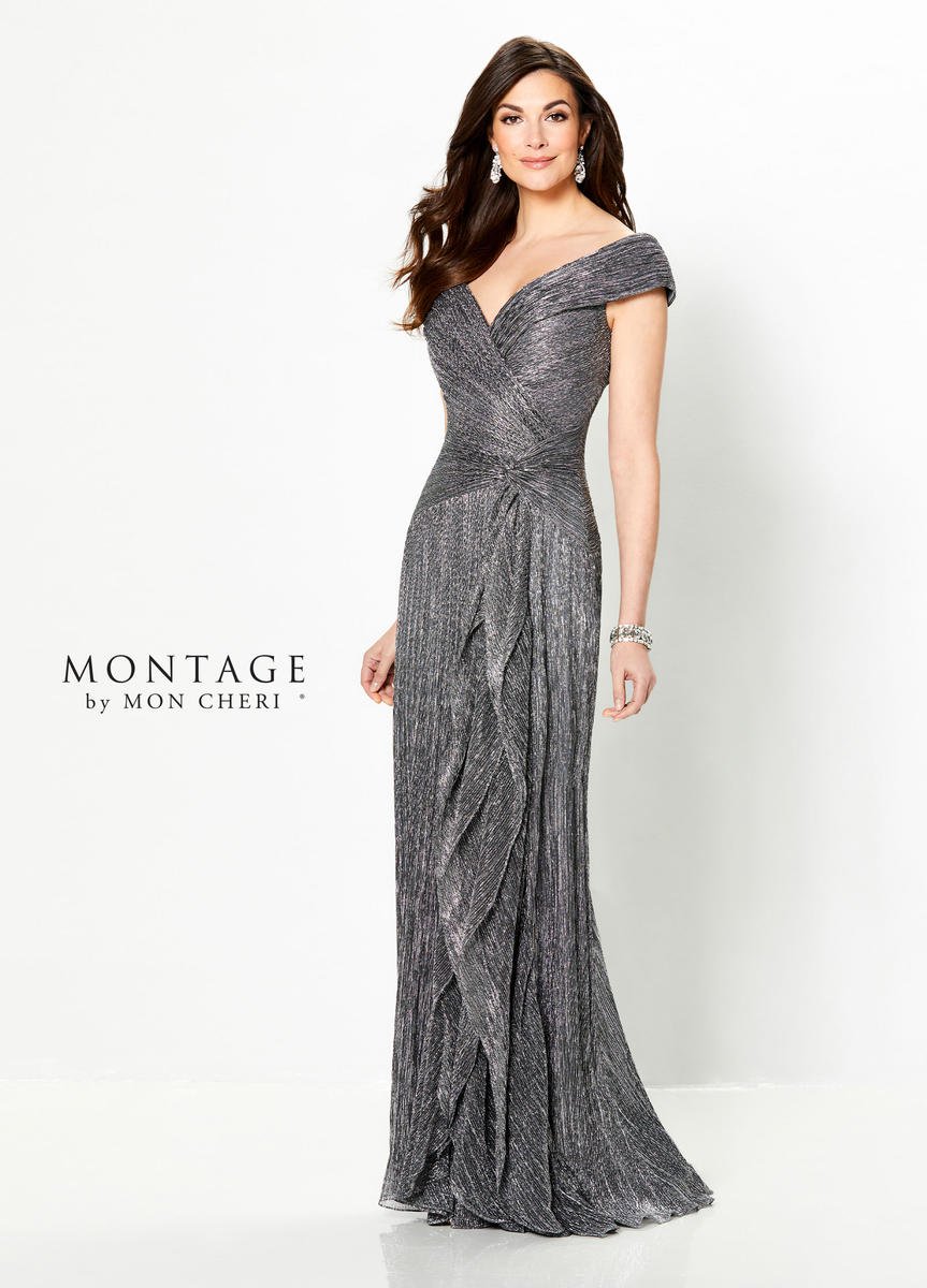 grey mother of the bride dress