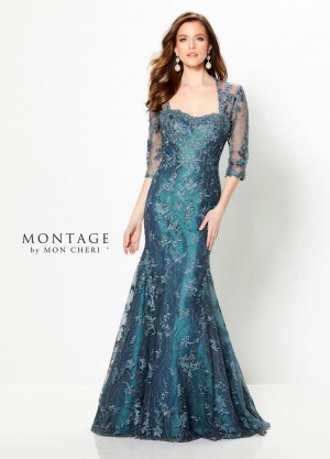 Montage 219979 Exceptional MOB Dress with Removable Sleeves