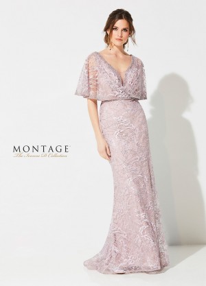 Ivonne D 219D72 Kimono Sleeve Mothers Gown
