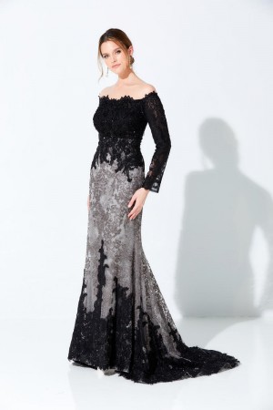 Ivonne D for Mon Cheri 220D30 Embroidered Gown