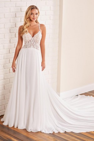 Enchanting by Mon Cheri 221156 Lace Destination Wedding Gown
