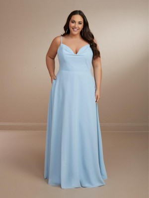 Christina Wu Celebration 22169 Cowl Neck Bridesmaid Dress