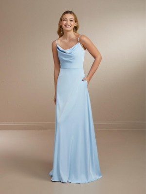 Christina Wu Celebration 22177 Cowl Neck Bridesmaid Dress