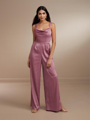 Christina Wu Celebration 22178 Cowl Bridesmaid Jumpsuit