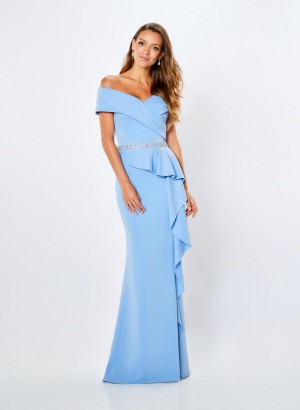 Montage 221976 Ruffle Flounce Gown