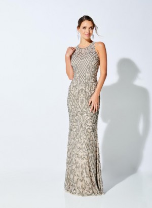 Ivonne D 221D55 Exquisitely Beaded Gown