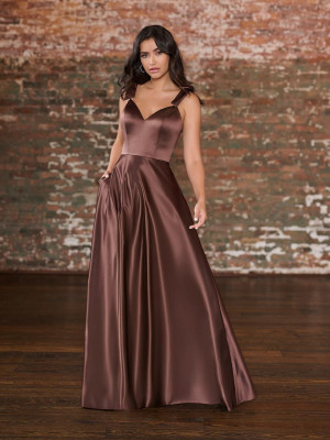 Christina Wu Celebration 22236 Bow Shoulder Bridesmaid Dress