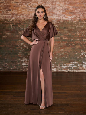 Christina Wu Celebration 22245 Flutter Sleeve Bridesmaid Dress