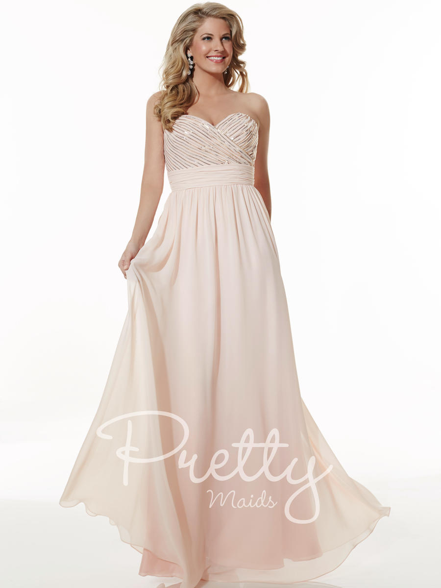 French Novelty Christina Wu 22613 Sequin Chiffon Bridesmaid Dress