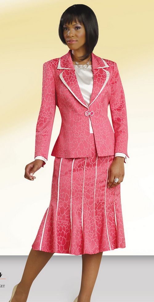 Chancelle 22734 Womens 3pc Church Suit: French Novelty