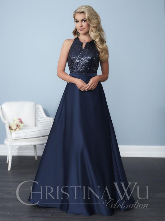 christina wu sequin bridesmaid dresses