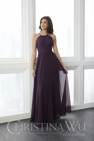 Size 18 Blush Pink Christina Wu Celebration 22787 Bridesmaid Gown