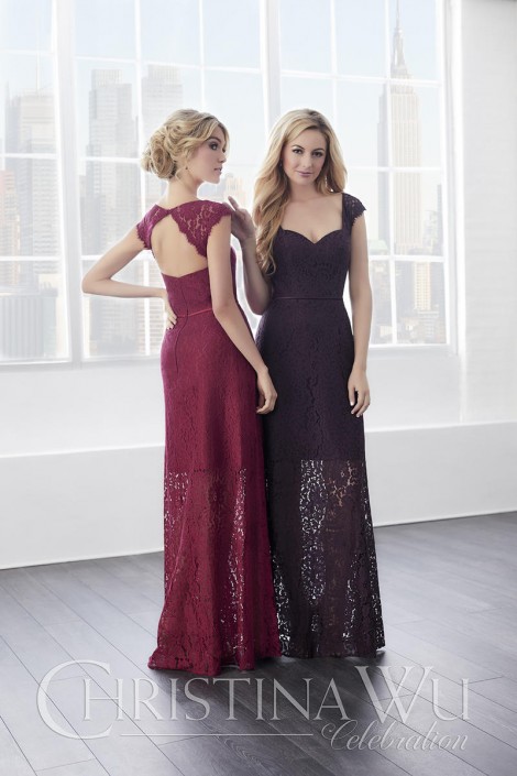 christina wu lace bridesmaid dress