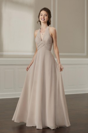 Size 12 Blush Pink Christina Wu Celebration 22869 Bridesmaid Dress
