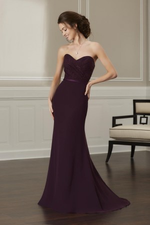 Size 10 Black Christina Wu Celebration 22894 Lace Top Bridesmaid Dress